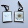 Personalised Paper Daisy Flower And Poetry Mini Framed Gift, thumbnail 3 of 12