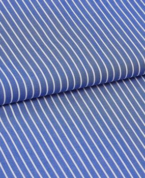 Men's Pyjamas Blue And White Burford Stripe, 4 of 4