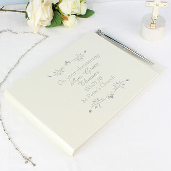 Personalised Sentiments Guest Book And Pen, 4 of 7