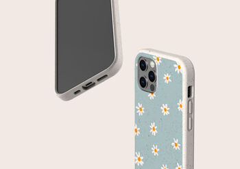 Daisies Eco Friendly Bio Phone Case, 5 of 7