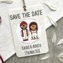 Indian Save The Date Magnet, thumbnail 1 of 4