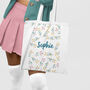 Pastel Personalised Tote Bag Birthday Gift For Her, thumbnail 1 of 4