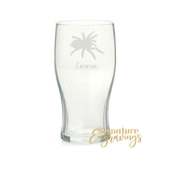 Personalised Tarantula Engraved Glass, 4 of 5