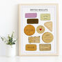 British Biscuit Selection Print, thumbnail 1 of 7