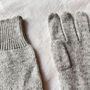 Fair Trade Luxury Soft Fine Knit Merino Mens Gloves, thumbnail 10 of 12
