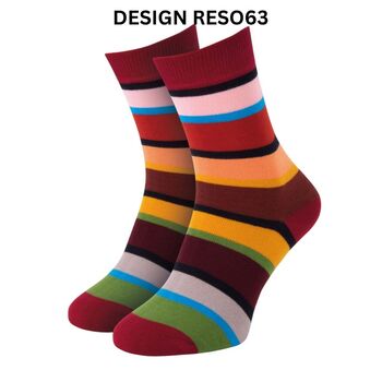 High Quality Cotton Mix Multi Colour Socks 36to41, 3 of 7