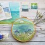 Burgh Island Hand Embroidery Pattern, thumbnail 1 of 6