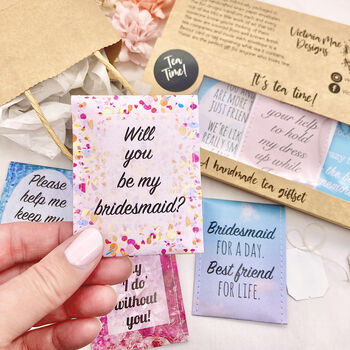 Will You Be My Bridesmaid? Tea Gift Set, 7 of 10