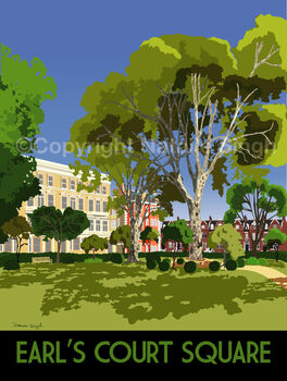 Art Print Of Earl's Court Square London, 2 of 4
