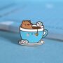 Tea Bears Enamel Pin, thumbnail 1 of 5