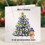 Football Christmas Card Personalised With Team Colours, thumbnail 1 of 5