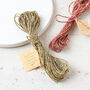 Hank Of Cotton Wrapped Jute Cord, thumbnail 1 of 4
