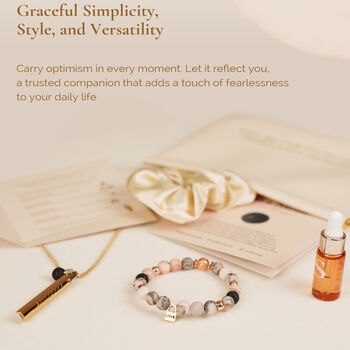 Breathing Pendant And Anxiety Bracelet Gift Set, 7 of 12