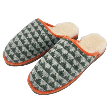 Lambswool And Sheepskin Men's Slippers, 5 of 12