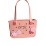 Trendy Crocstyle Multipurpose Tote Bags, Add Charms, Valentine’s Day/ Mother’s Day Gifts, thumbnail 6 of 12