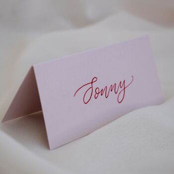 Pink Bridal Shower Hen Party Place Card Decor X 10, 5 of 6