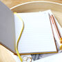 Personalised Yellow Bumblebee Notebook, thumbnail 2 of 3