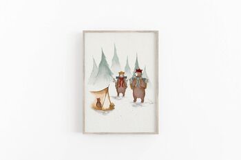 Woodland Bear Family Camping Trio, 2 of 4