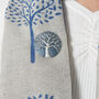 Mulberry Tree Of Life Reversible Scarf, thumbnail 8 of 10