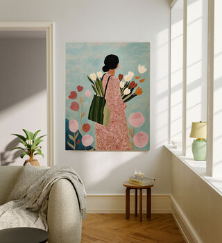 Female Flower Art Print, 2 of 4