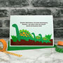 'Dinosaurs' Personalised Birthday Card From Children, thumbnail 4 of 8