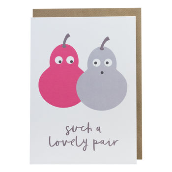'Such A Lovely Pair' Greetings Card, 3 of 3
