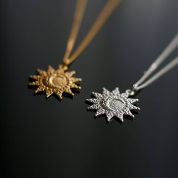 Sun And Moon Necklace, Gift For Sister, 5 of 7