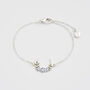 Silver Nightshade Moon Bracelet, thumbnail 1 of 9