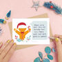 Personalised Gingerbread Man Christmas Scratch Card, thumbnail 2 of 10