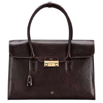 Personalised Large Women's Laptop Handbag 'Fabia', 3 of 12