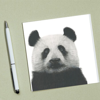 Cepheus The Panda Luxury Blank Greeting Card, 2 of 3