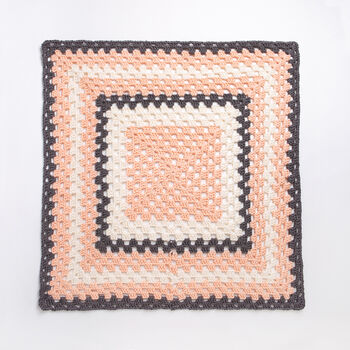 Granny Square Baby Blanket Easy Crochet Kit, 2 of 9