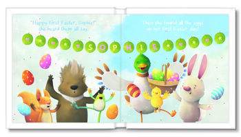 Personalised Children's Book, Baby's 1st Easter, 3 of 11