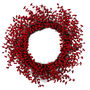 60cm Artificial Christmas Red Berry Floristry Wreath, thumbnail 2 of 6