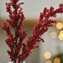 Red Berry Stems Christmas Foliage, thumbnail 2 of 3