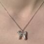 Personalised Labradoodle Sterling Silver Necklace, thumbnail 1 of 4