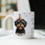 Personalised Jackapoo Birthday Congratulations Party Gift Mug, thumbnail 1 of 2