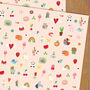 Girlie Gift Wrap Two Sheets, thumbnail 4 of 5