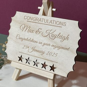 Personalised Couples Engagement Gift, 2 of 10