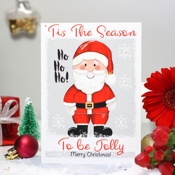 'Tis The Season' Mixed Christmas Cards Pack Of Eight, 3 of 10