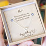 'Mum You're The World' Heart Necklace, thumbnail 1 of 7