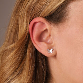 Butterfly Stud Earrings, 2 of 2