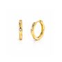 Domino Crystal Hoop Earrings, thumbnail 3 of 5