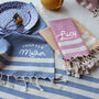 Personalised Cotton Hand Towels, Christmas Gift For Her, thumbnail 2 of 12