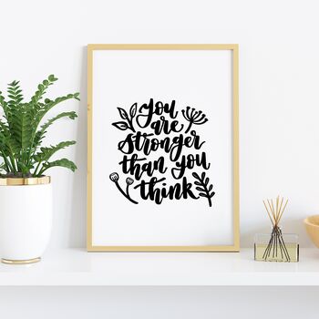 You Are Stronger Than You Think Print, 7 of 7