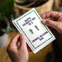 Funny Gardening Father's Day Card And Cufflinks, thumbnail 3 of 4