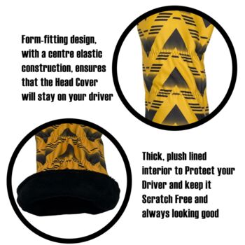 Arsenal '92 Retro Golf Driver Headcover, 5 of 6