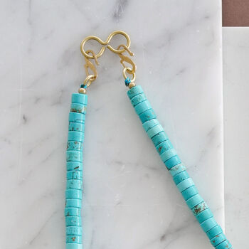 Mens Turquoise Necklace, 2 of 3
