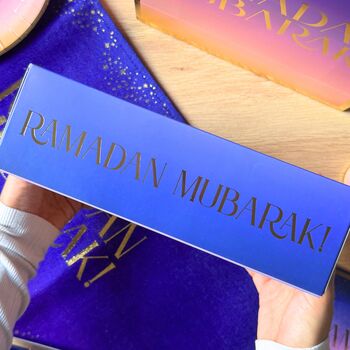 Ramadan Mubarak Iftar Boxes 3pk Purple And Gold, 2 of 5