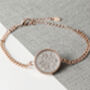 1936 90th Birthday Sixpence Coin Chain Bracelet, thumbnail 3 of 5